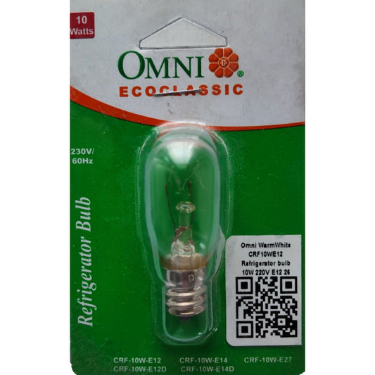 Omni Refrigeration Bulb 10W E12 220V 3pcs Machine Bulb Ref Bulb  CRF-10W-E12