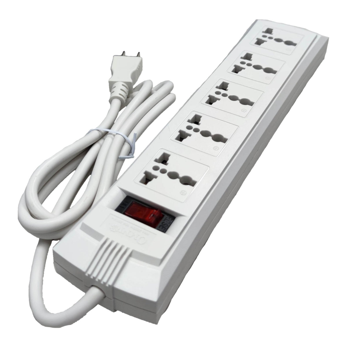 Omni 5 Gang Universal Extension Cord with Switch 10A 250V WEU-105-PK