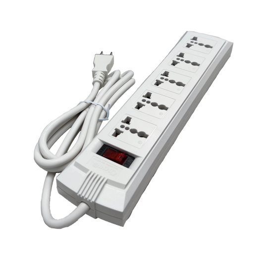 Omni WEU-105-PK power strip with multiple outlets and surge protection for electronics