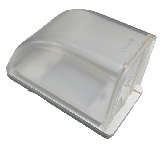 Omni WPP-605 weather proof cover designed to protect outdoor electrical outlets from moisture and elements