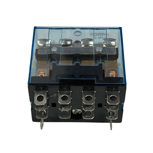 Omron LY4N-J 220V AC relay with multiple terminals for electrical applications