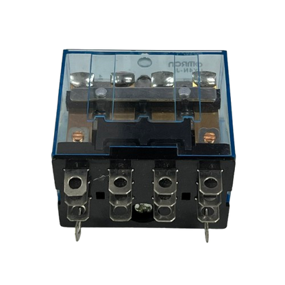 Omron LY4N-J 220V AC relay with multiple terminals for electrical applications