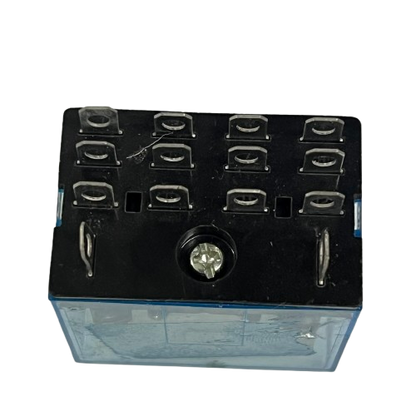 Omron LY4N-J 220V AC relay with multiple terminal connections for electrical applications