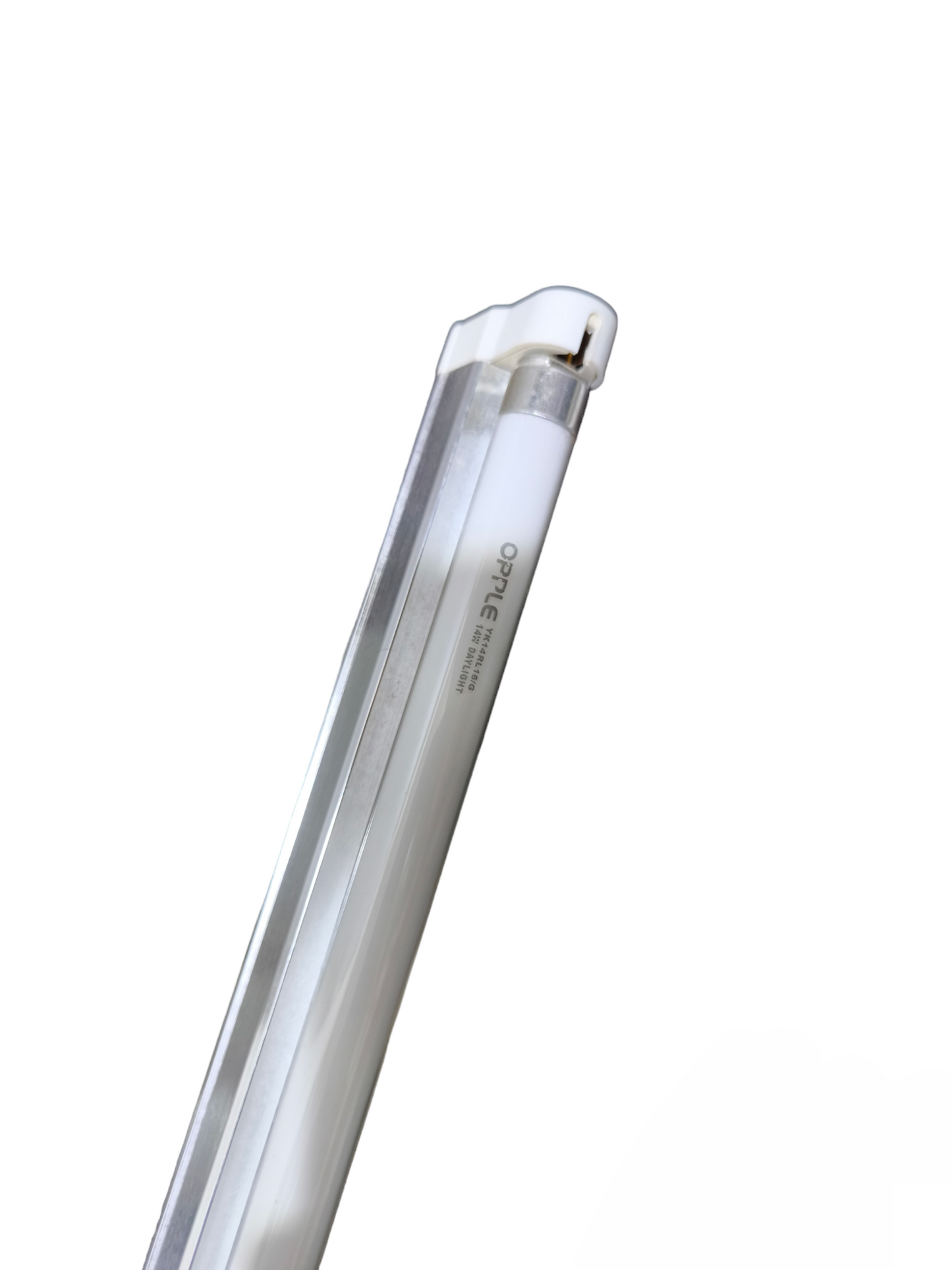 Opple 14W T5 fluorescent tube with a sleek design for bright, energy-efficient lighting