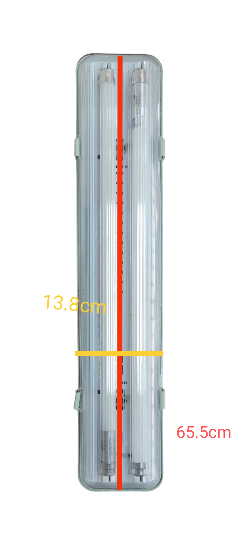 Opple 2x8W single ended fluorescent lamp measuring 65.5cm for efficient lighting solutions