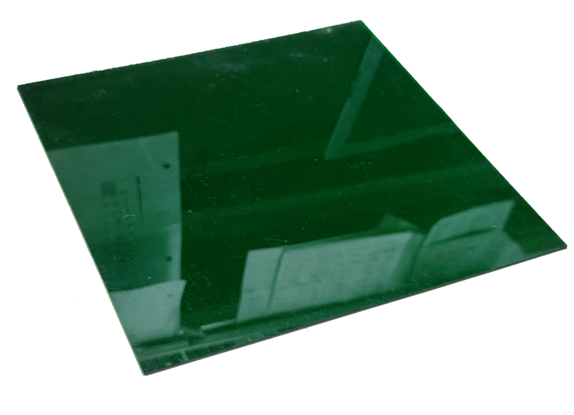 Electx Electrical Supply Optical Filter Green 20.5cm x 20.5cm square glass sheet for seasonal decorative use