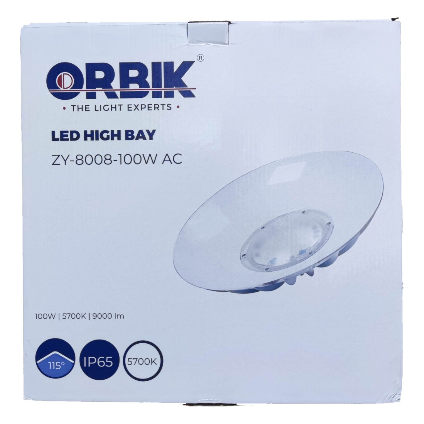 Orbik 100W LED High Bay 5700K Daylight 220V ZY-8008-100W