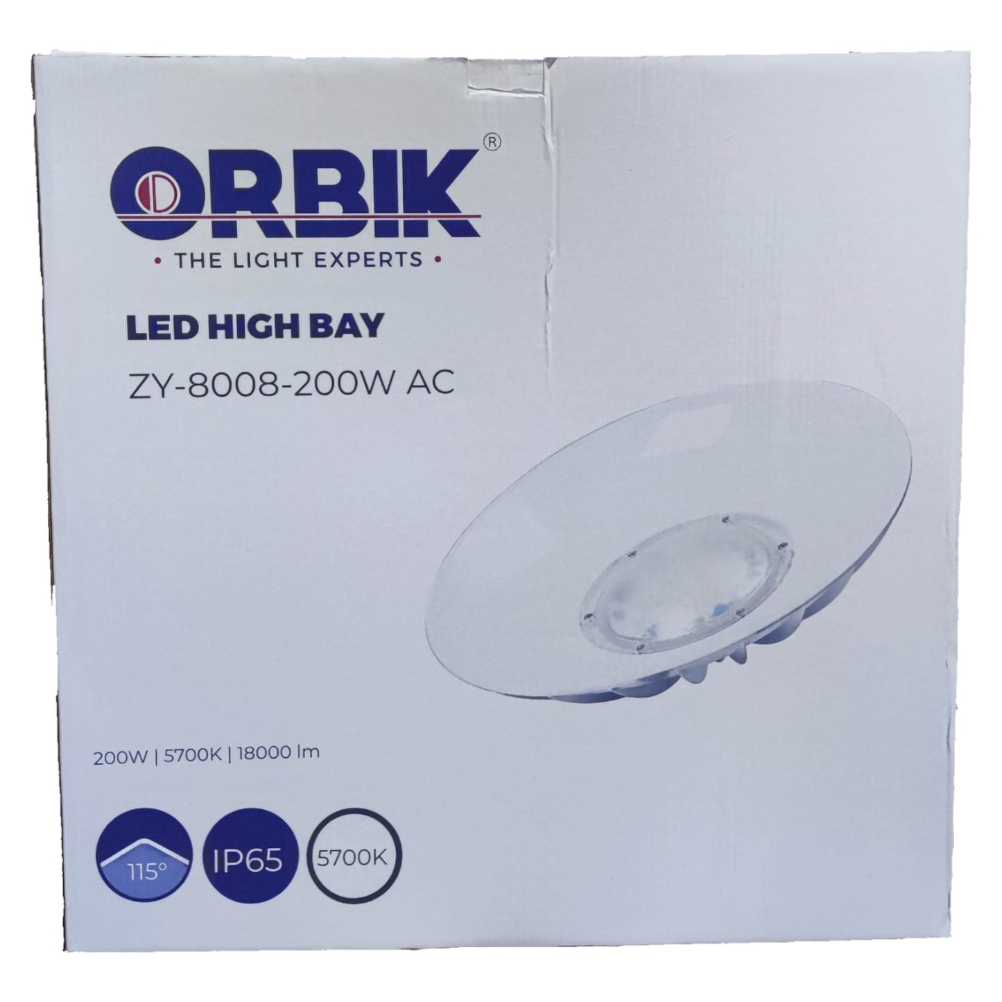 Orbik 200W LED High Bay 5700K Daylight 220V ZY-8008-200W