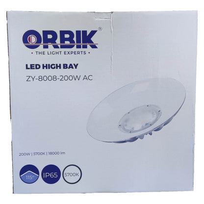 Orbik 200W LED High Bay 5700K Daylight 220V ZY-8008-200W