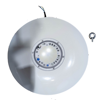 Orbik 200W LED high bay light 5700K Daylight 220V with a sleek white design for industrial lighting