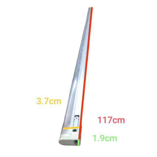 Orbik 28W T5 fixture with diffuser, ideal for bright and efficient lighting installations