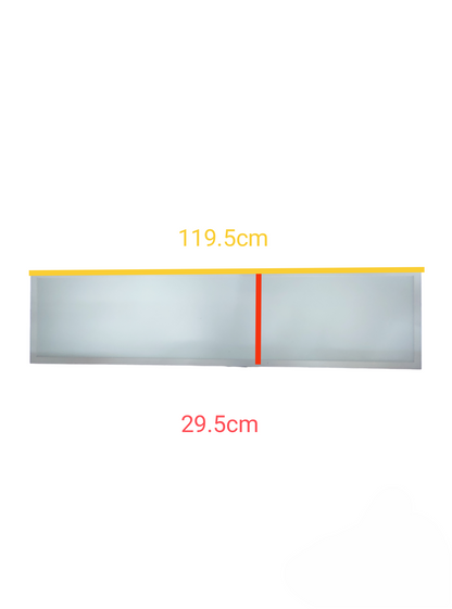 Orbik 36W LED panel light ceiling light measuring 119.5cm by 29.5cm with sleek rectangular design