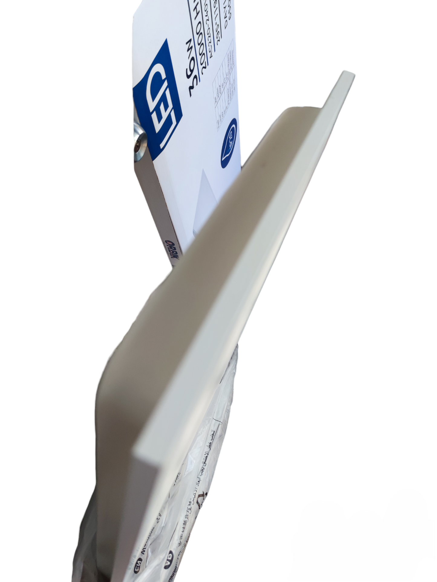 Orbik 36W LED panel light ceiling light in white with slim rectangular design