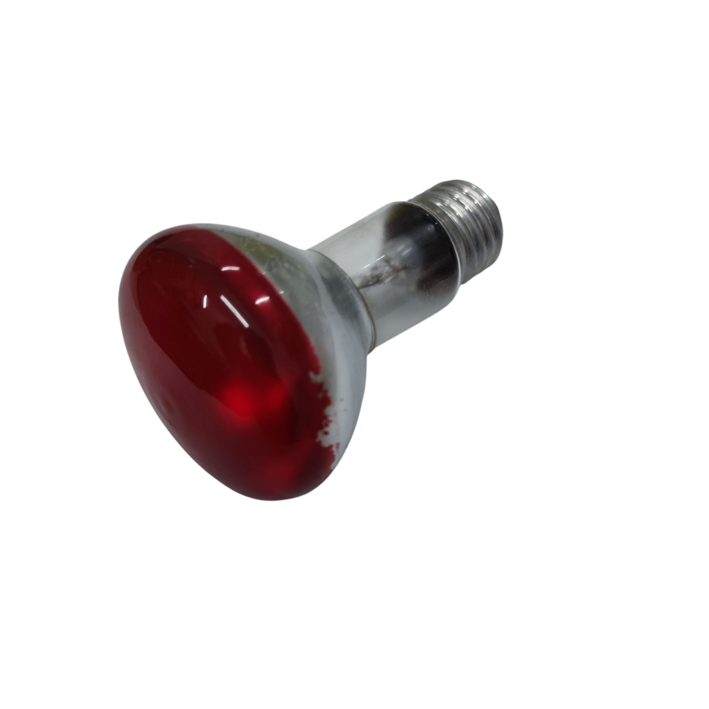 Osram 40W red reflector bulb with a shiny red lens for enhanced lighting