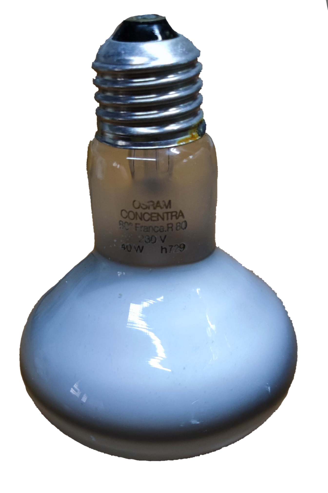 Electx Electrical Supply 40W Spot Light R80 E27 220V incandescent bulb with silver screw base