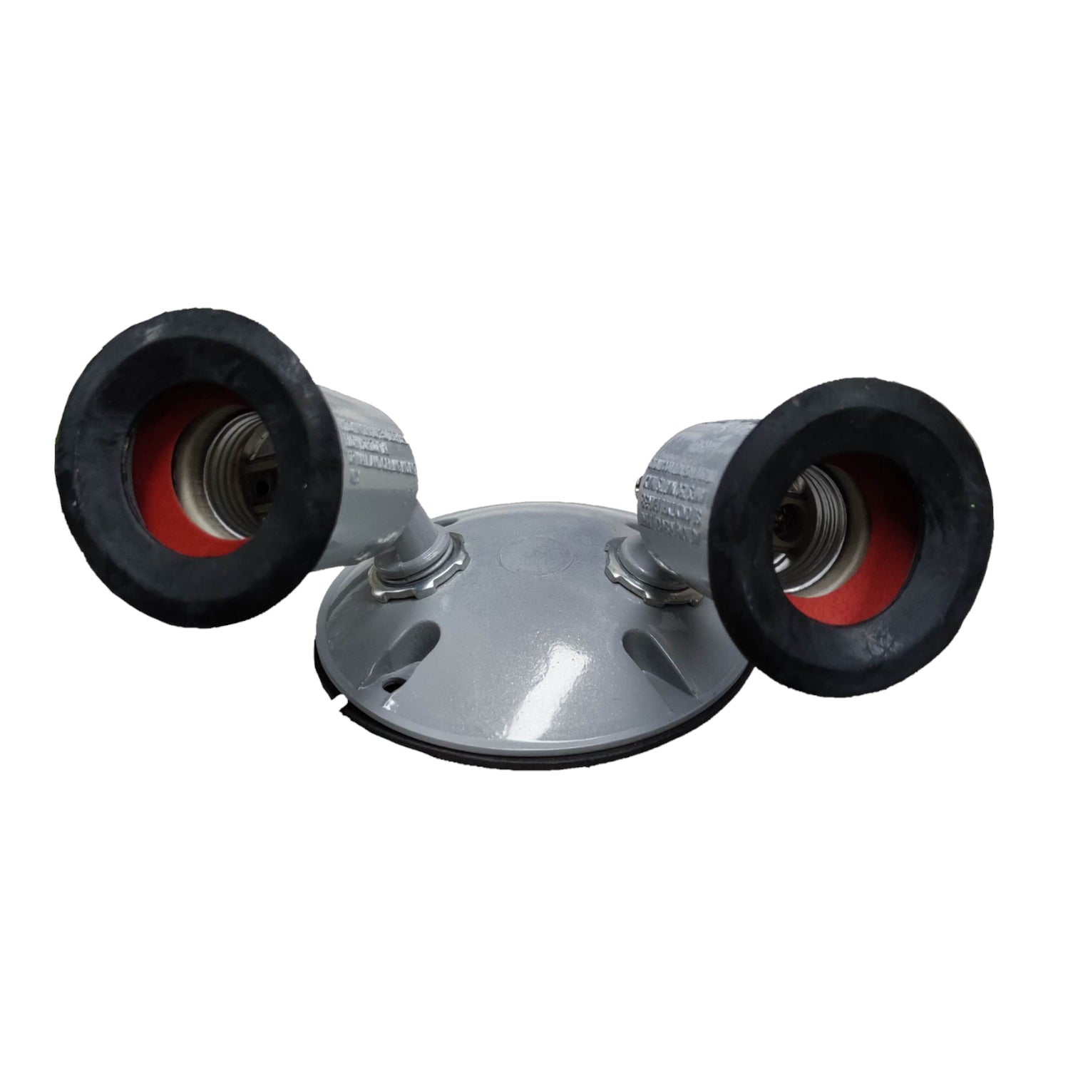 Irisram outdoor double E27 light socket with dual lamp holders for effective outdoor lighting solutions