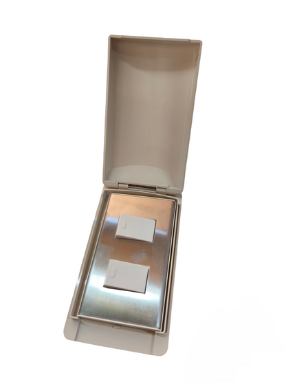 Omni outdoor stainless plate switch 16A for durable and weather-resistant electrical control