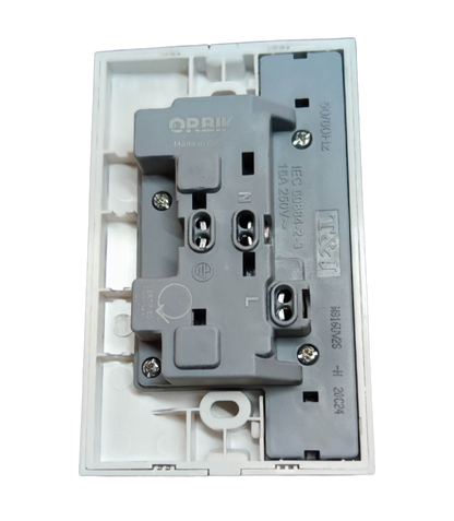 Electx Electrical Supply Outlet with Individual Switch 10A 250V power point switch and plug component
