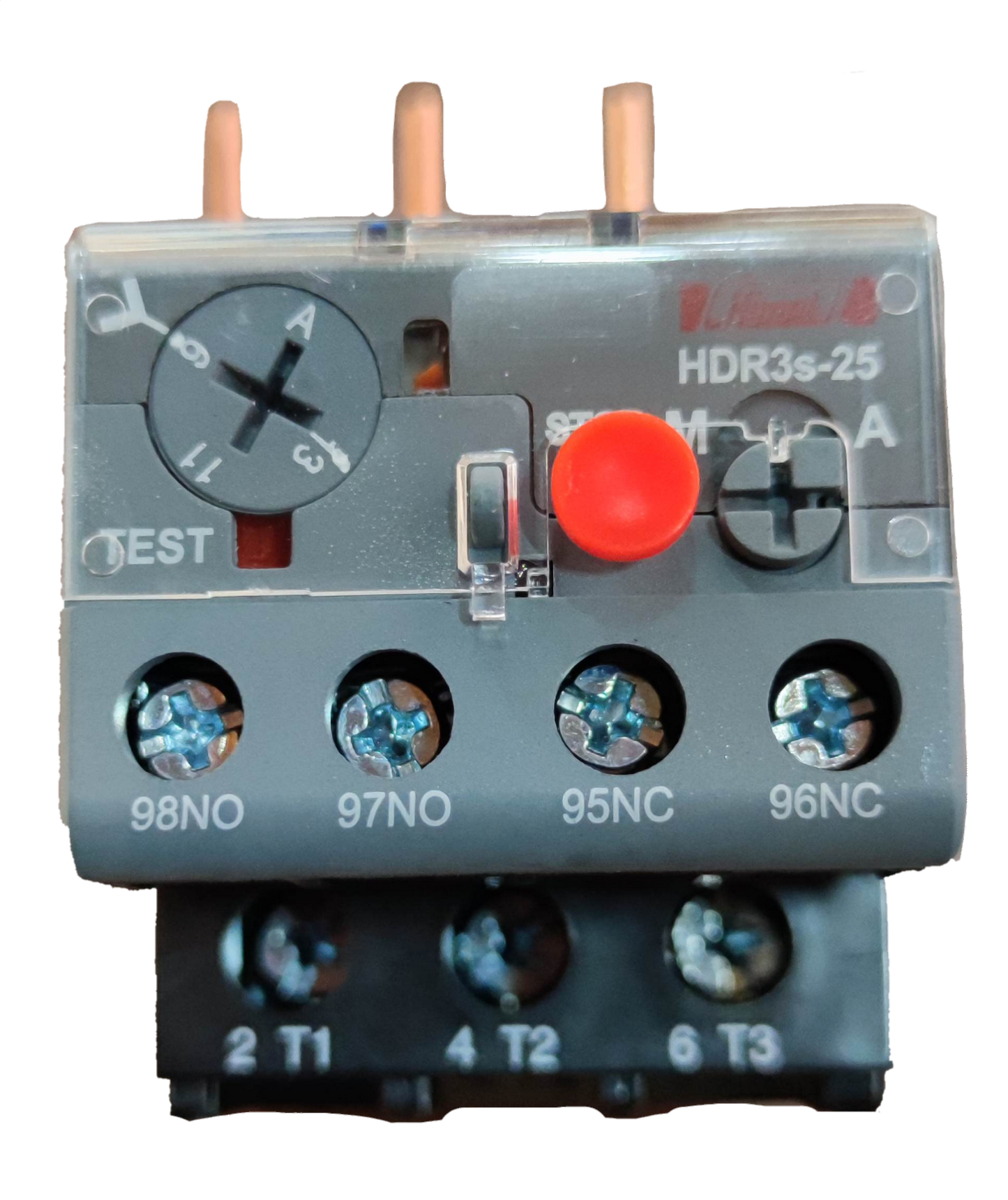 Himel Overload Relay 9-13A HDR3s2513 with adjustable dial and red reset button for power control