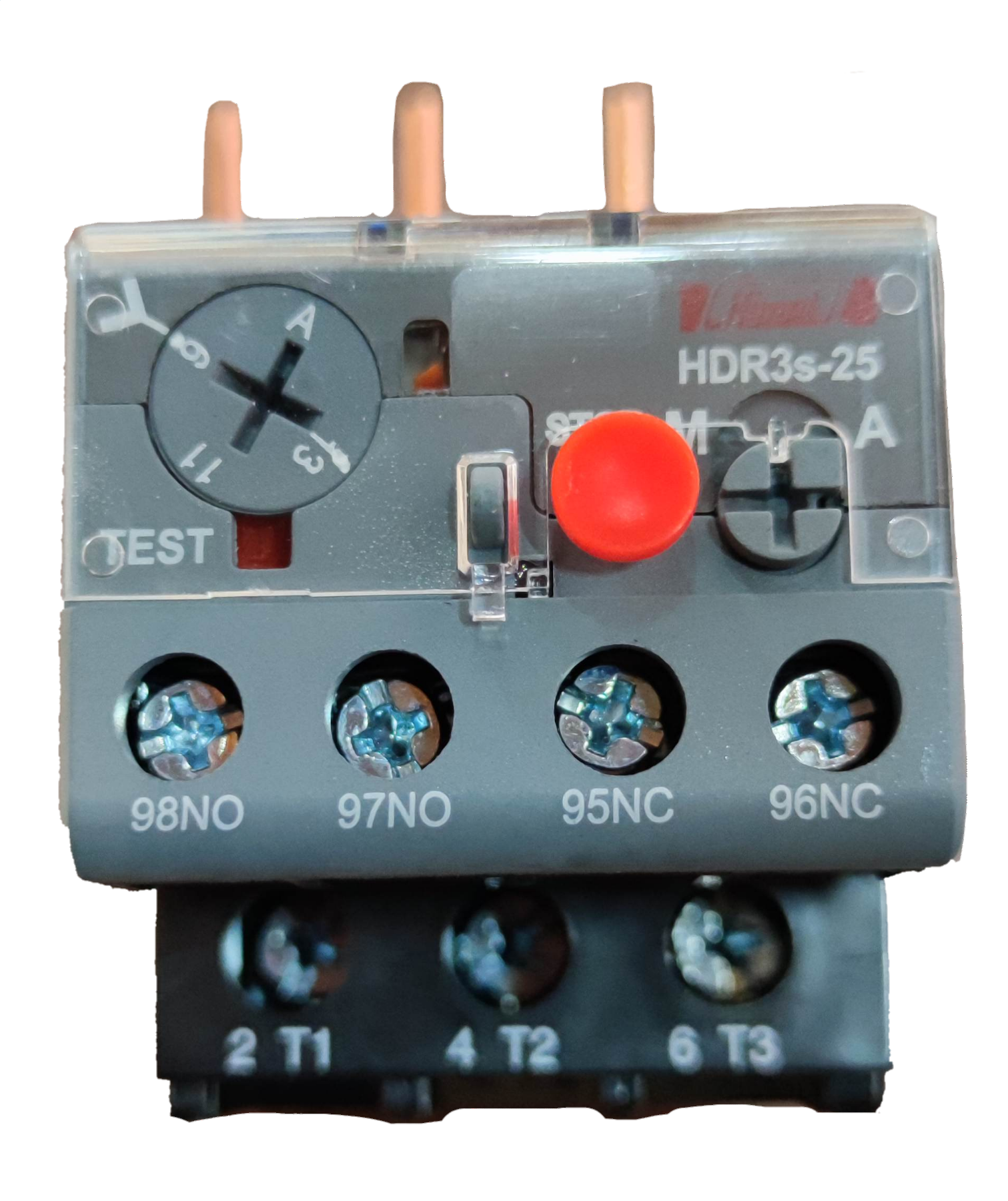 Himel Overload Relay 9-13A HDR3s2513 with adjustable dial and red reset button for power control