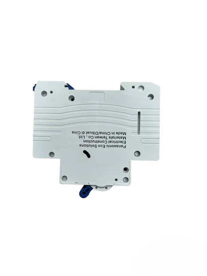 Panasonic 10A 6KAIC 220V 2 Pole Miniature electrical circuit breaker in white housing