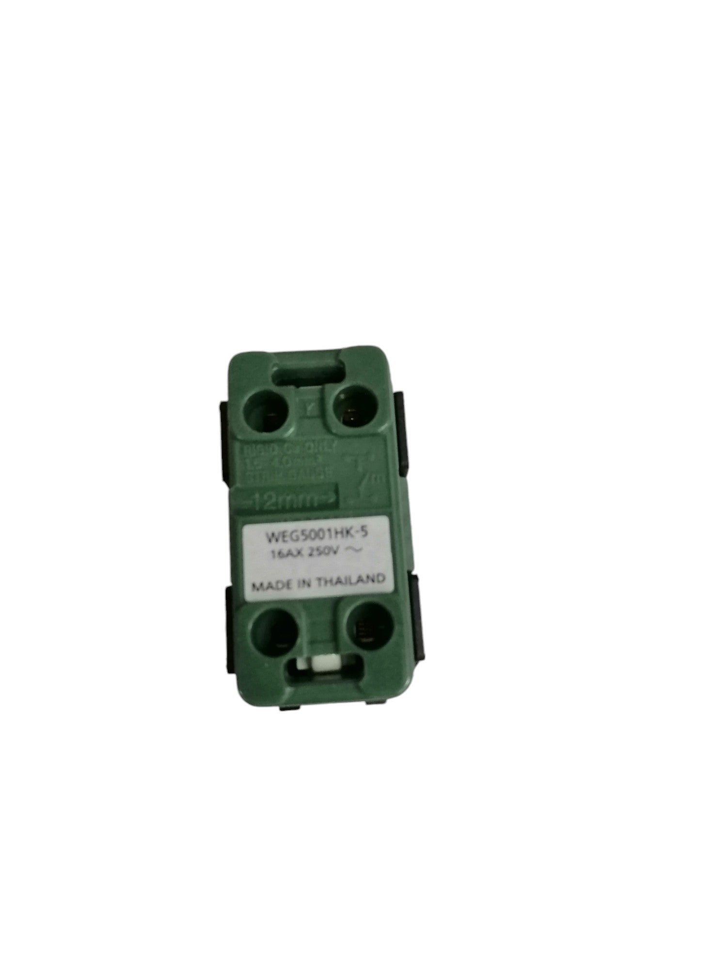 Panasonic 1Way Switch 16A 250V Gray electrical component with label and mounting holes