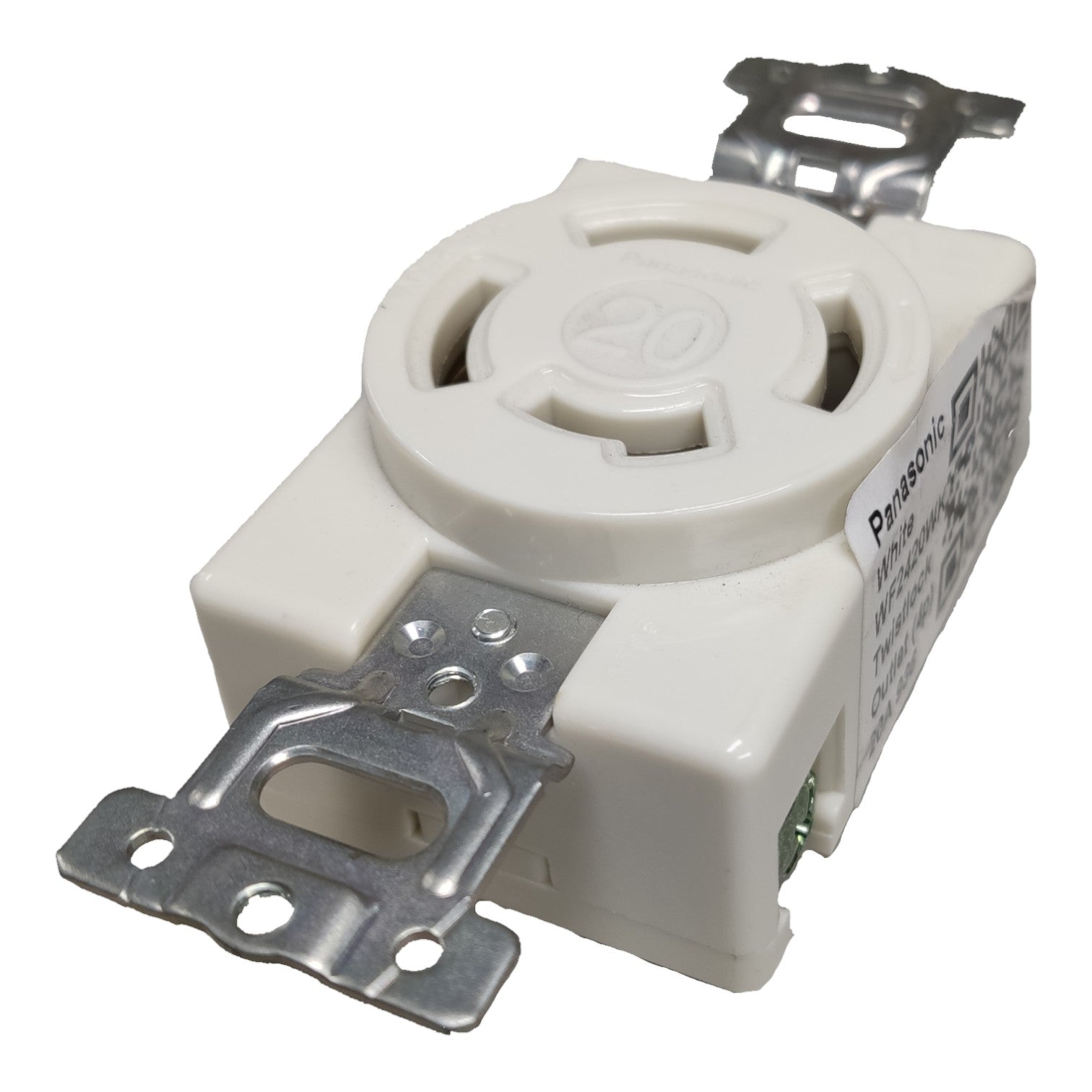 Panasonic 20A twist lock outlet designed for secure electrical connections in residential or commercial settings