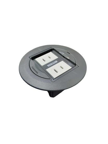 Panasonic floor outlet 2 gang GRAY 220V 16A designed for easy access in workspaces