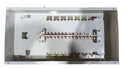 Panasonic Panel Board 125A 2Pole Main electrical distribution board with copper bus bars and mounting components