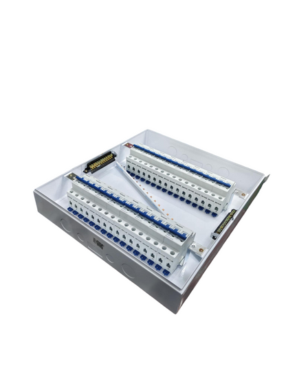 Panasonic Panel Board 50A 2 Pole Main electrical circuitry and parts with multiple circuit breakers