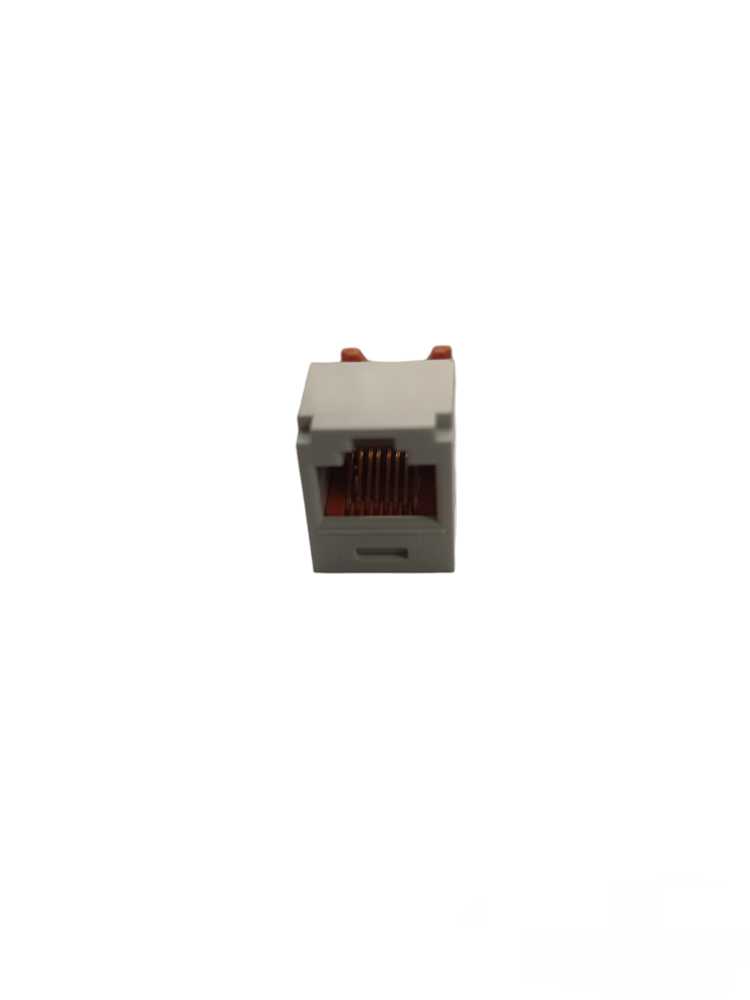 Panduit CAT5e Modular Jack in gray for high-speed network connectivity and modular installations