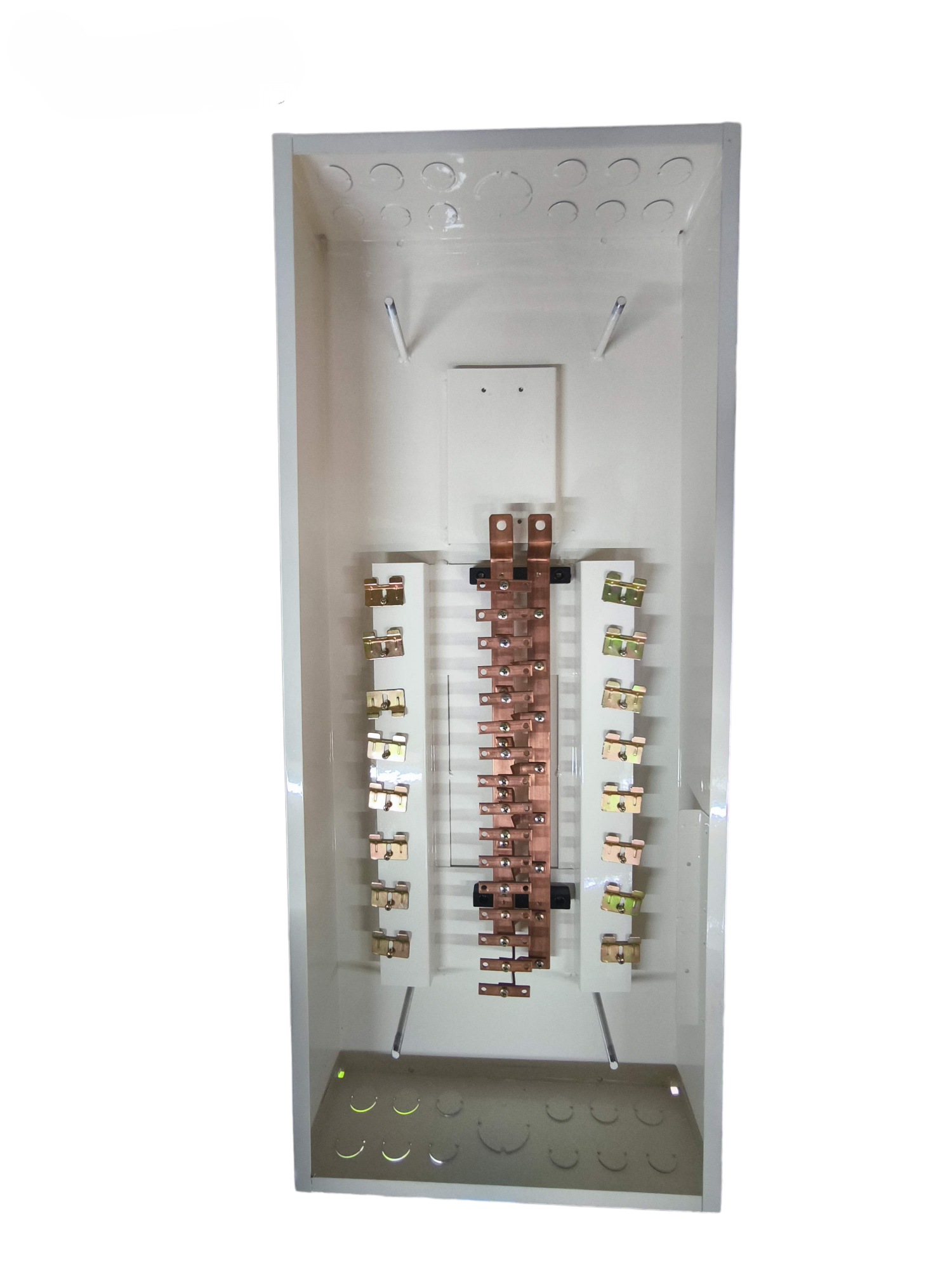 Koten Panel Board 2 Pole Main 250SPS electrical circuitry and parts inside white metal enclosure