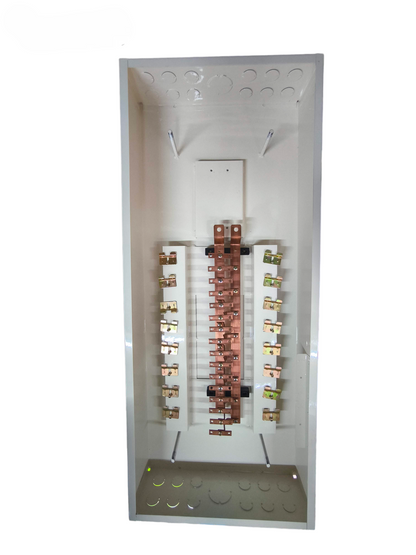 Koten Panel Board 2 Pole Main 250SPS electrical circuitry and parts inside white metal enclosure