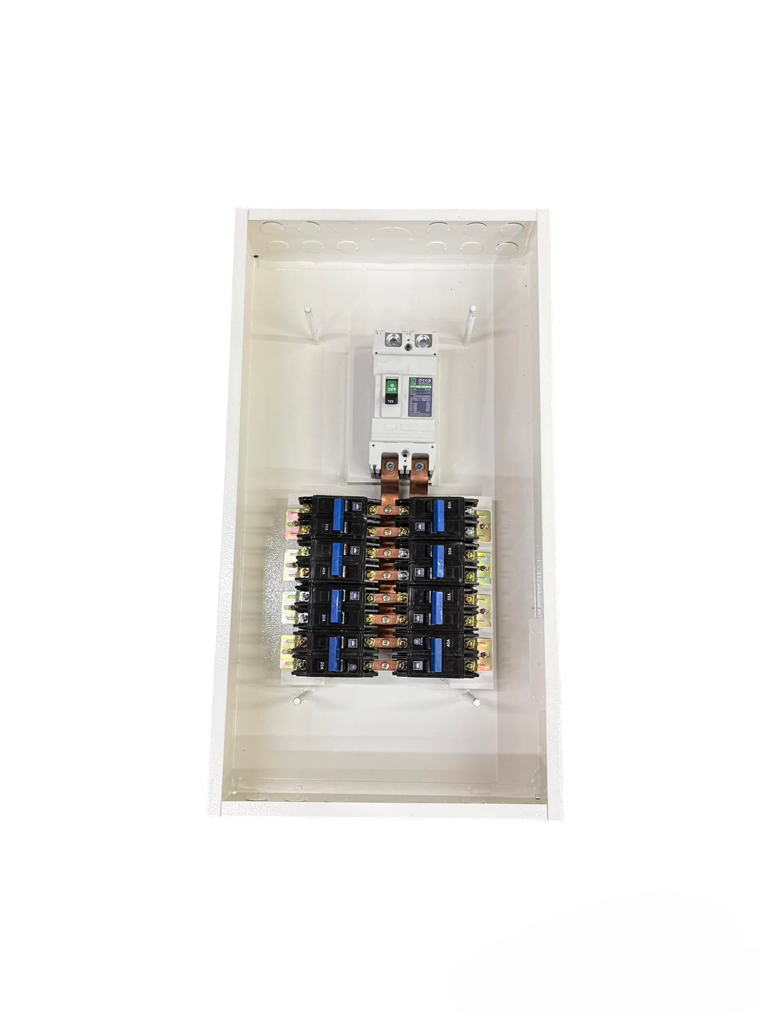 Koten & Taiyou 250A panel board with circuit breakers designed for efficient power distribution