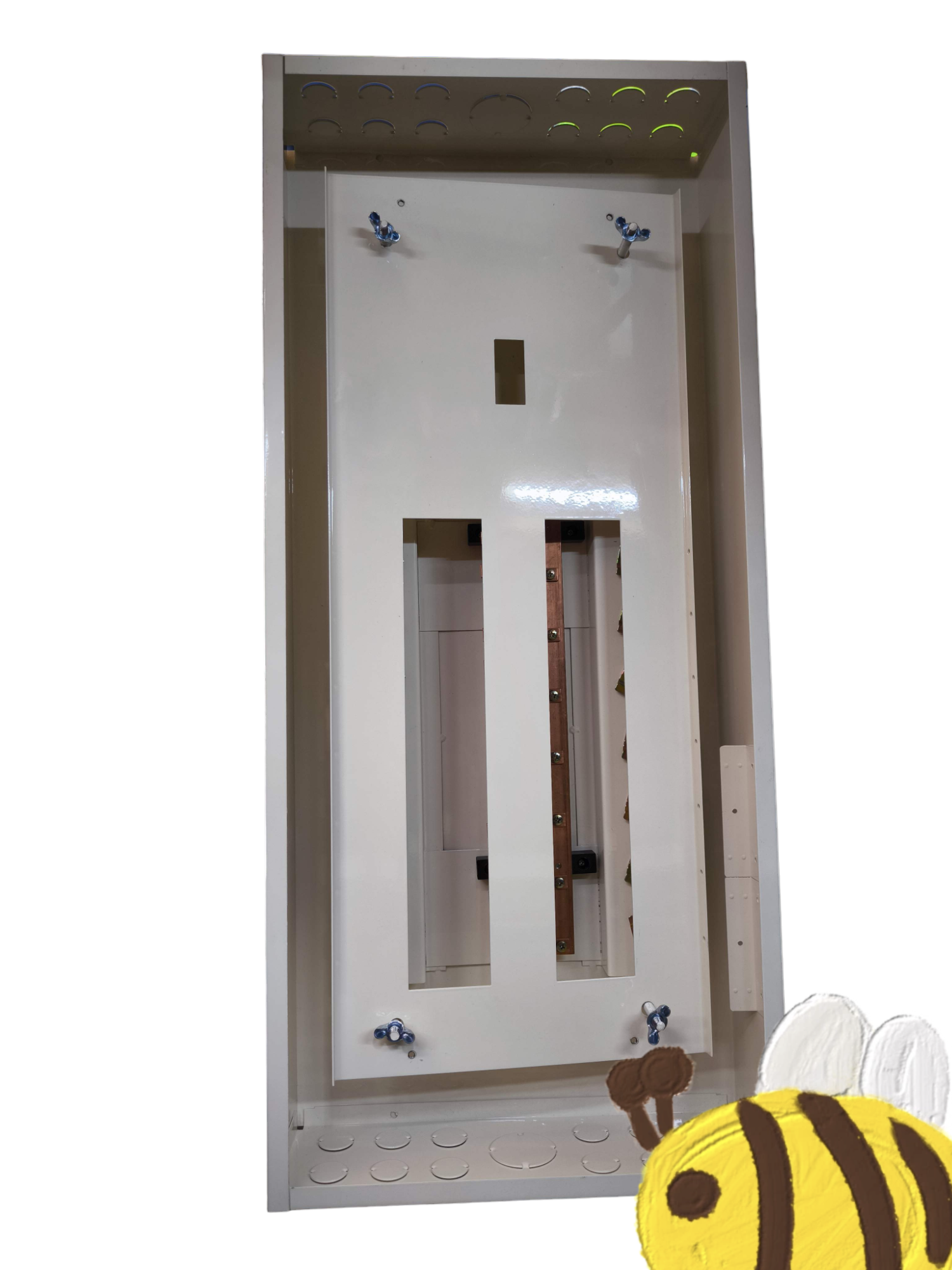 Koten Panel Board 2Pole Main 250SPS electrical circuitry component with metal frame and mounting points