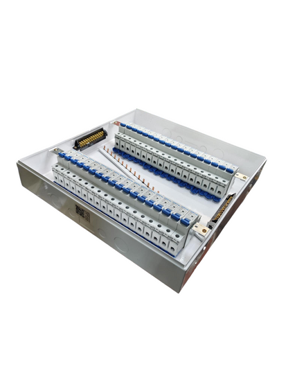 Chint and ZY Panel Board 80A 1 Pole DZ158 electrical distribution board with multiple circuit breakers