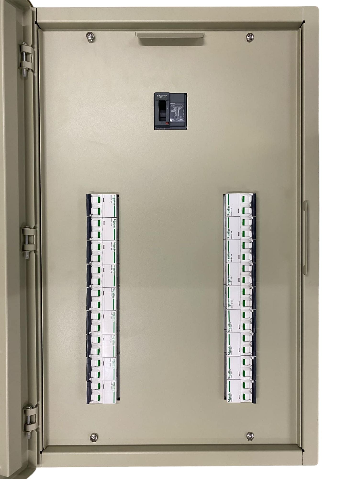 Schneider Royu Panel Board EZC100H 100A 2 Pole electrical circuit breaker panel with multiple switches