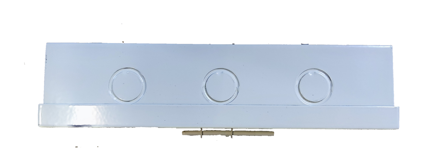 White electrical Panel Board For GE 3Pole TQC Bolt on by koten with three circular cutouts