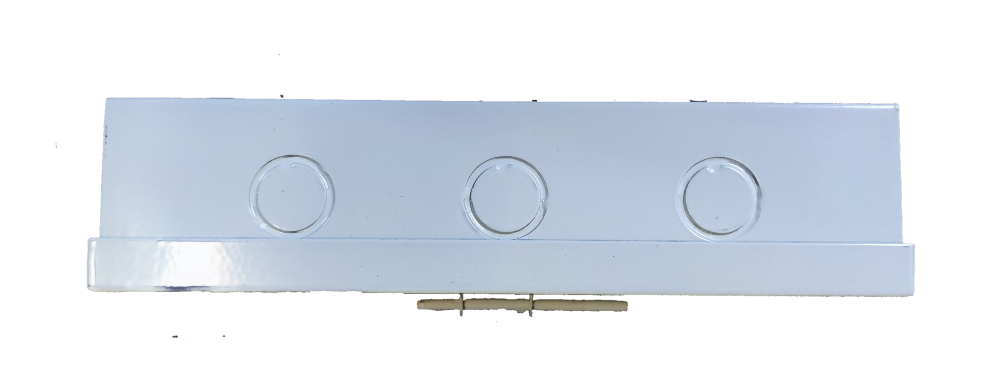 White electrical Panel Board For GE 3Pole TQC Bolt on by koten with three circular cutouts