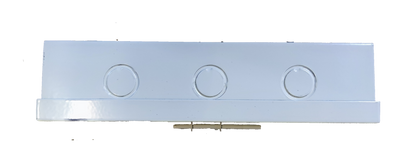White electrical Panel Board For GE 3Pole TQC Bolt on by koten with three circular cutouts