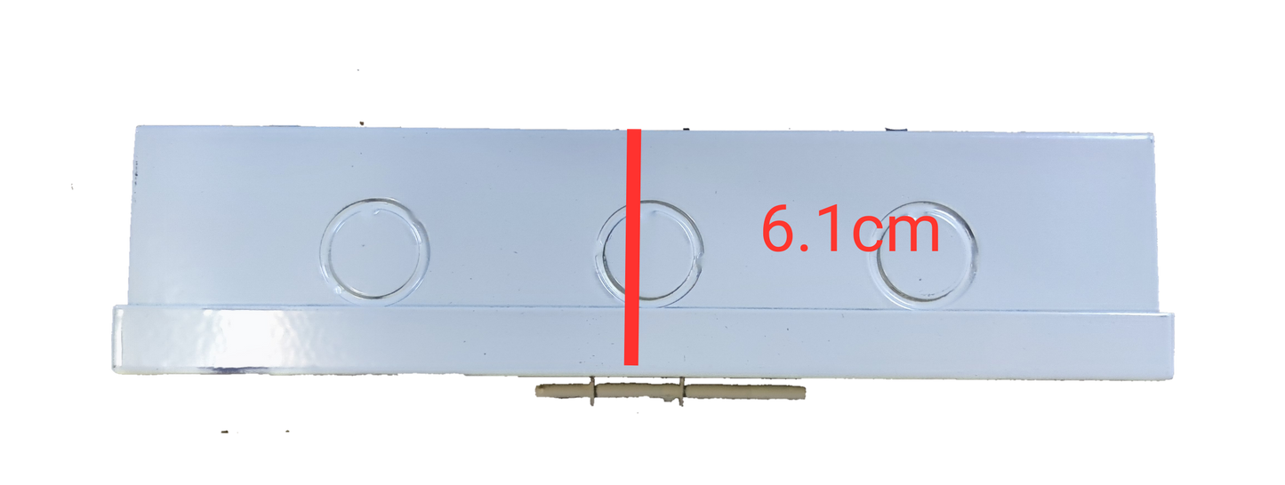 White electrical panel board for GE 3Pole TQC Bolt on with three circular slots by koten