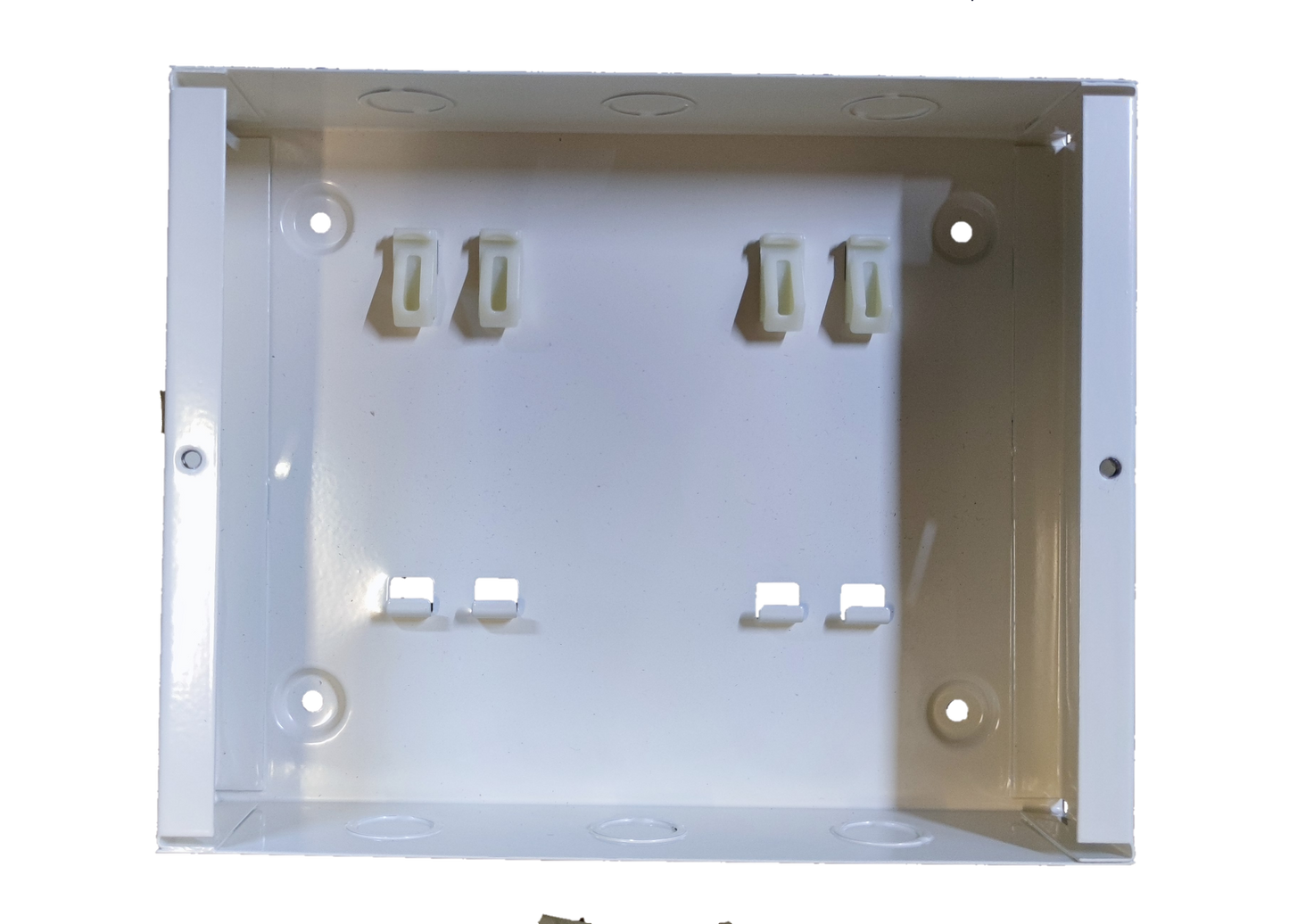 Koten white electrical panel board for GE 3Pole TQC Bolt on with mounting clips and slots