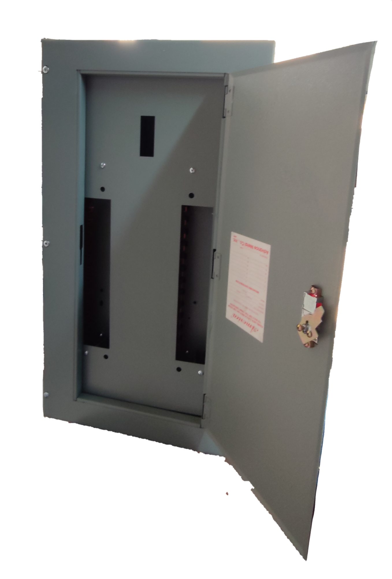 Local electrical Panel Board TQD Main 3 Pole 8 Branches metal enclosure with open door