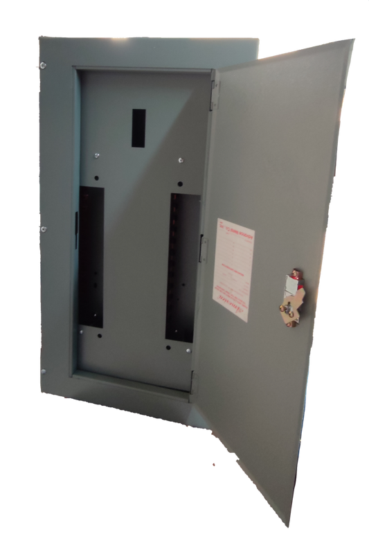 Local electrical Panel Board TQD Main 3 Pole 8 Branches metal enclosure with open door