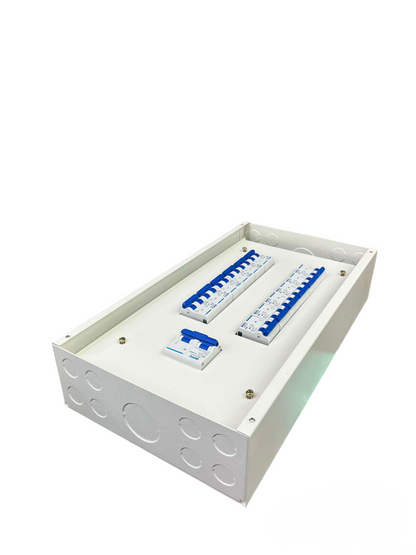 Royu & Koten Panel Board with 125A 2pole white electrical distribution box with circuit breakers