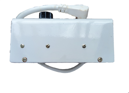 White Panther Aircon to Fan Timer power plug with attached cable and switch for air conditioner control