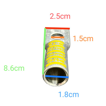 Penn Union Terminal Lugs BBLU-025S Long Barrel AWG 250MCM or 125mm Wire Stud 15mm Compression or Crimp Type