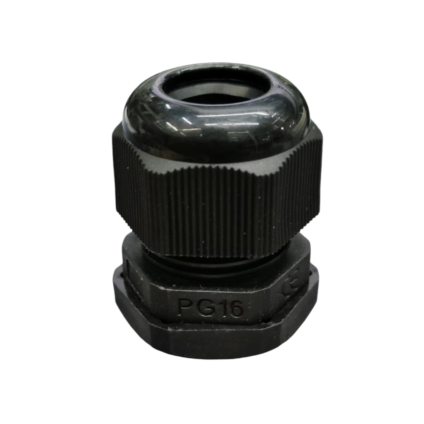 PG16 cable gland 10-14mm in black for secure cable management and protection