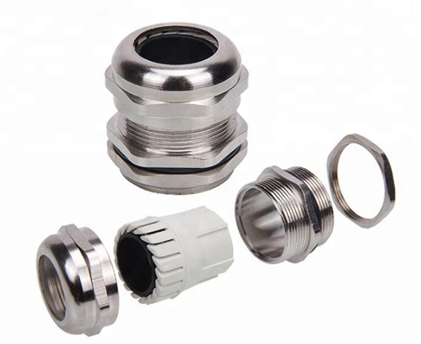 PGM29 nickel plated brass cable gland with removable parts for efficient cable management solutions