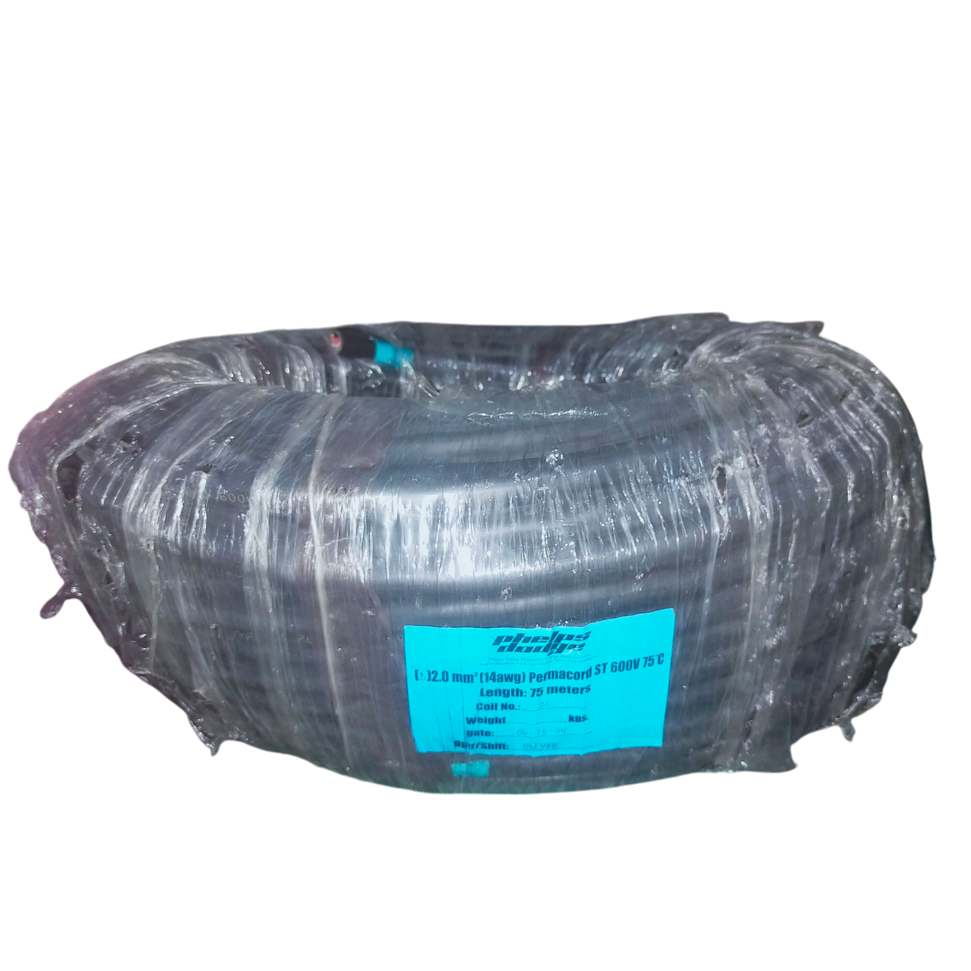 Phelps Dodge 2.0mm royal cord 3 core wire coil wrapped in plastic for electrical use